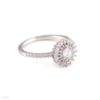 Mesmerizing flower Silver Ring