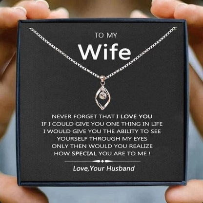 The Clavicle Pendant with Your Loving Note